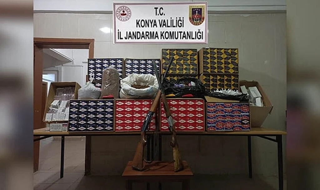 Konya’da 70 bin 200 boş makaron ele geçirildi: 2 gözaltı