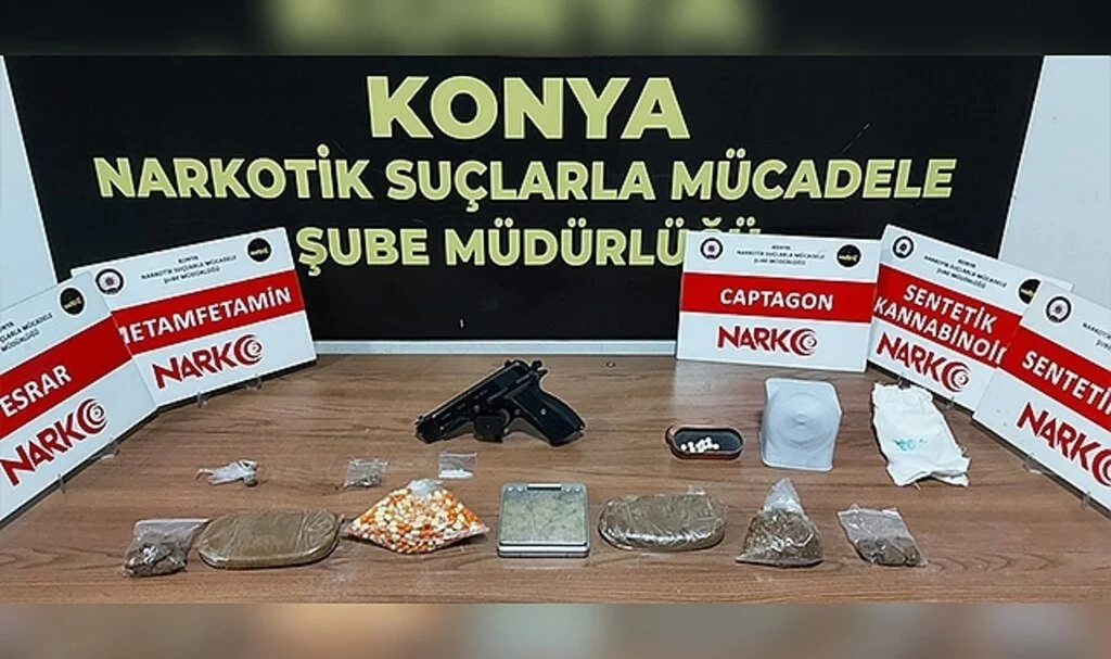 Konya’da uyuşturucu operasyonu: 13 tutuklama