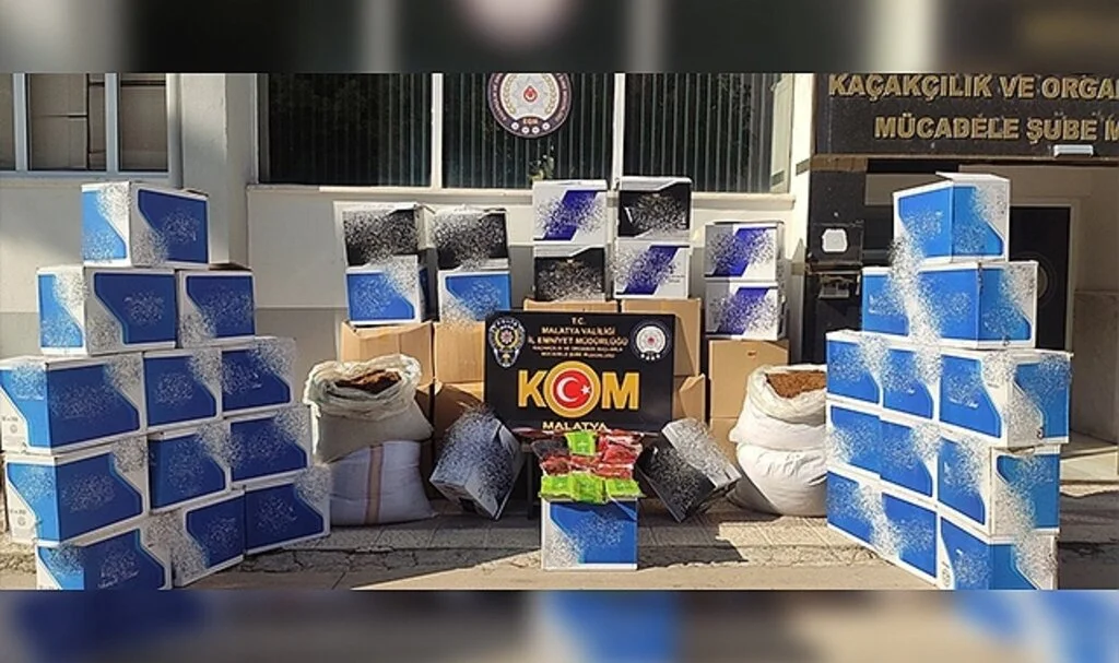 Malatya’da kaçak sigara operasyonu