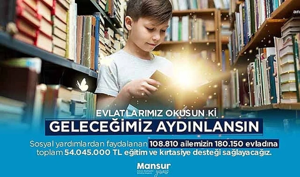 Mansur Yavaş, 180 Bin 150 Çocuğa Kırtasiye Desteği Yapacaklarını Açıkladı
