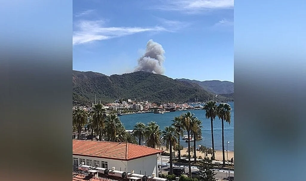 Marmaris’te orman yangını