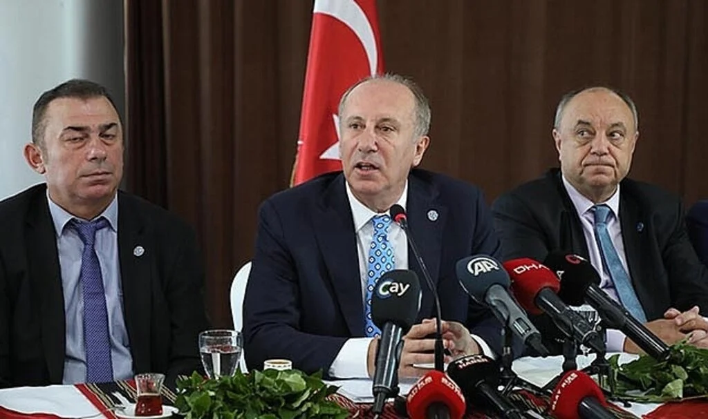 Memleket Partisi Genel Başkanı İnce, Rize'de basın toplantısı düzenledi: