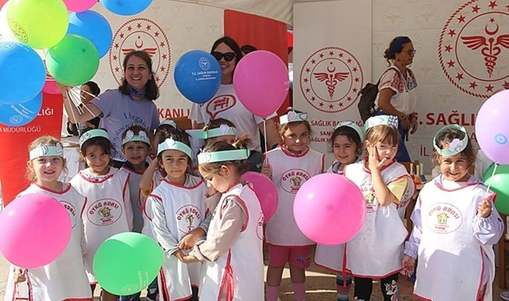 Samsun'da Minikler hem eğlendi hem öğrendi