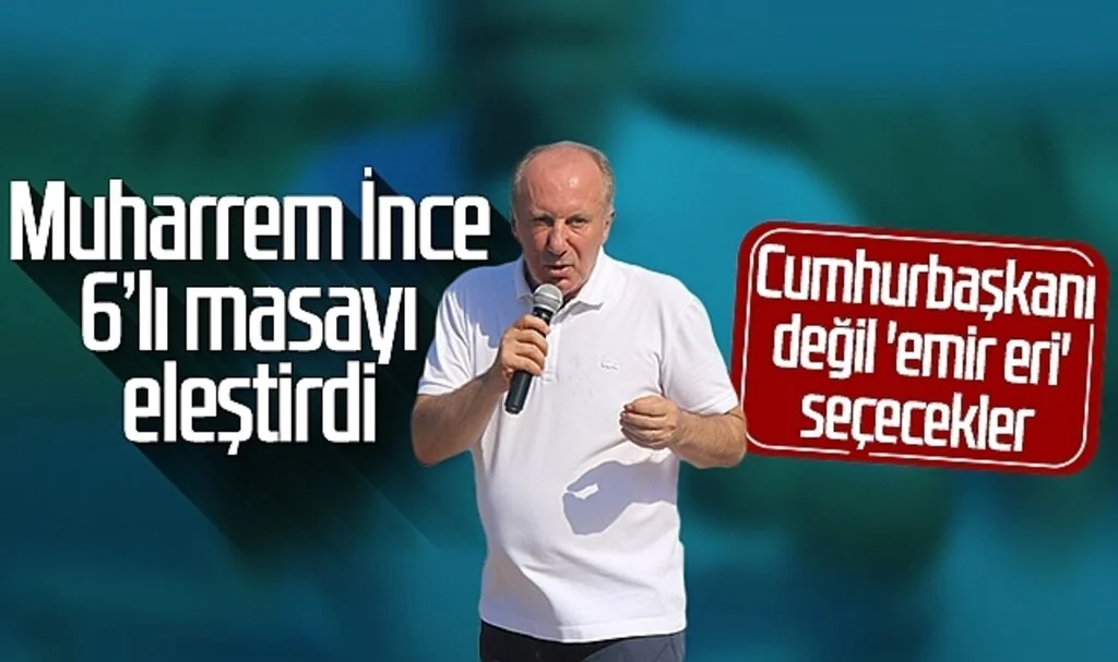 Muharrem İnce Samsun'da konuştu: Cumhurbaşkanı değil 'emir eri' seçecekler