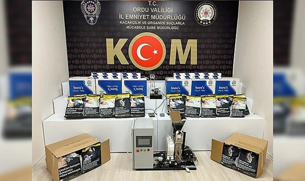 Ordu’da kaçak tütün baskını