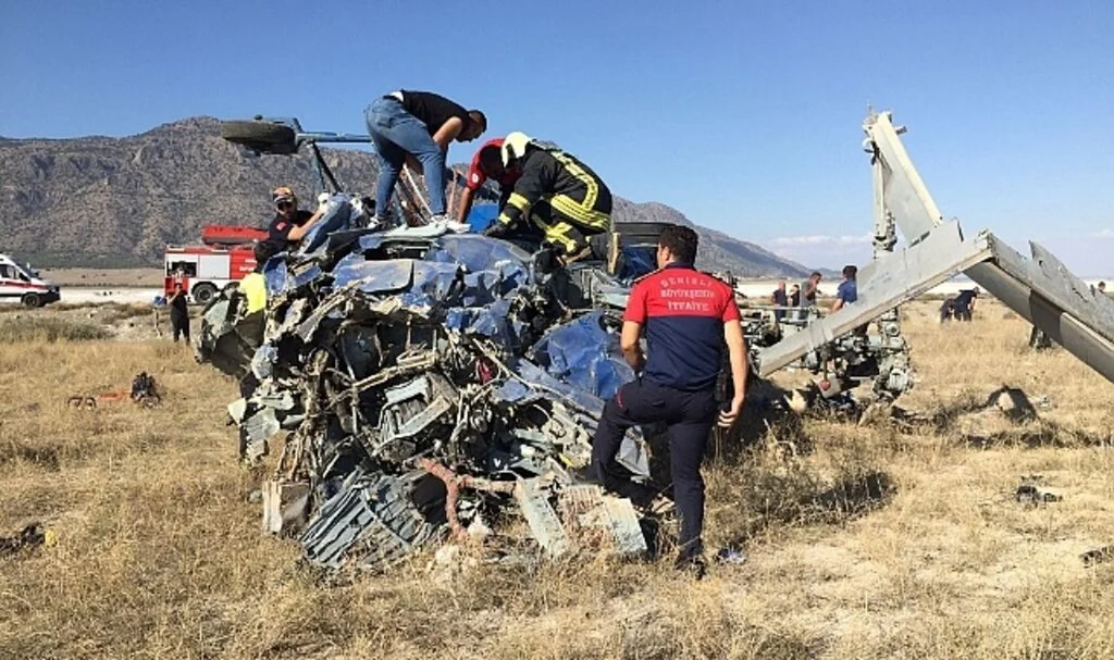 Orman kahramanlarının cenazesi, Rusya'ya gönderilmek üzere Antalya'ya götürüldü
