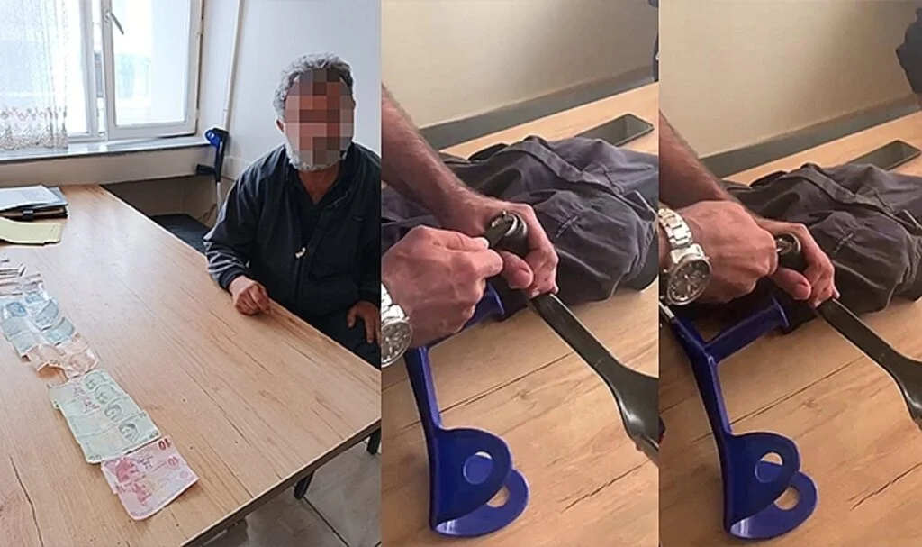 Paraları sakladığı yer ekipleri şaşkına çevirdi