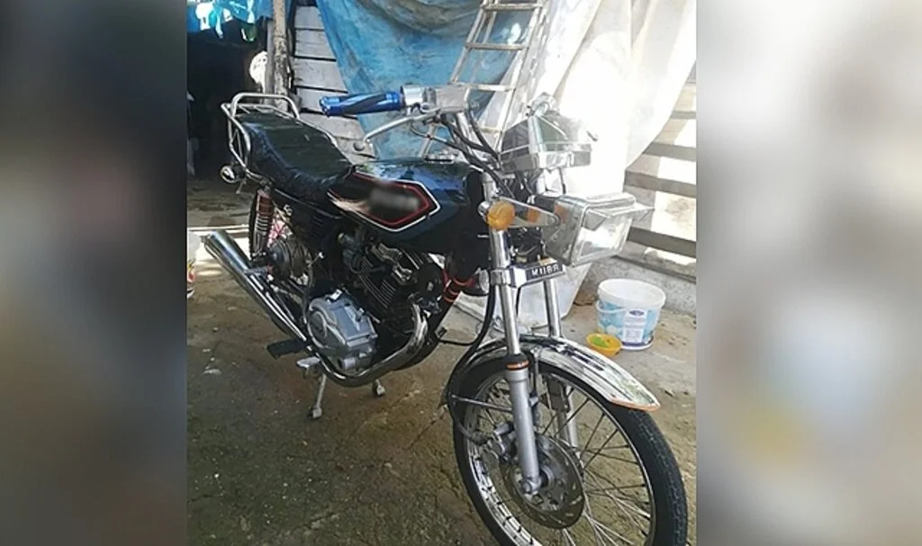 Park halindeki motosiklet çalındı