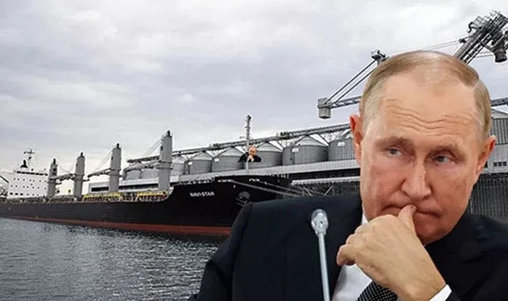 Putin'den tahıl koridoru açıklaması: Güzergah değişmeli