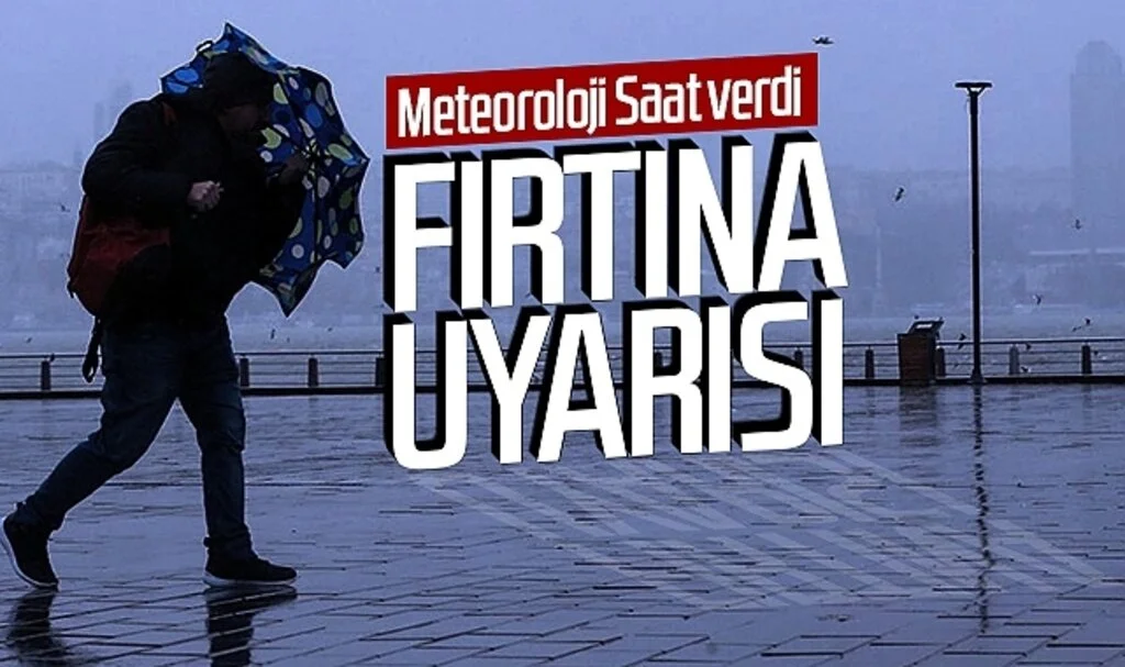Saat verildi, fırtına geliyor! Karadeniz ve Marmara'yı etkisi altına alacak