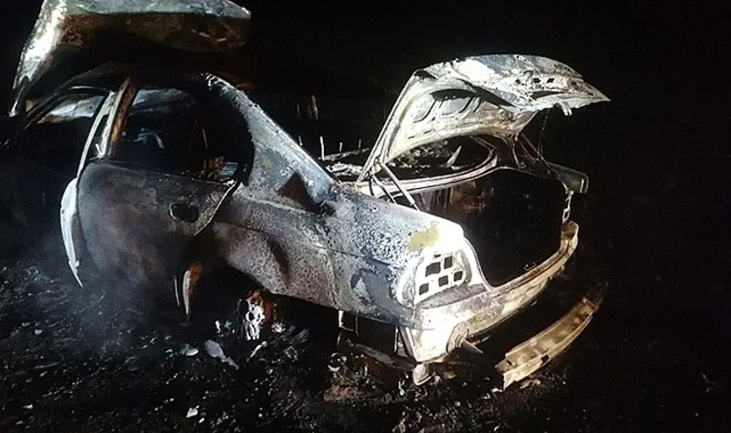 Samsun'da anne-oğulu öldürdü aracını ateşe verdi!