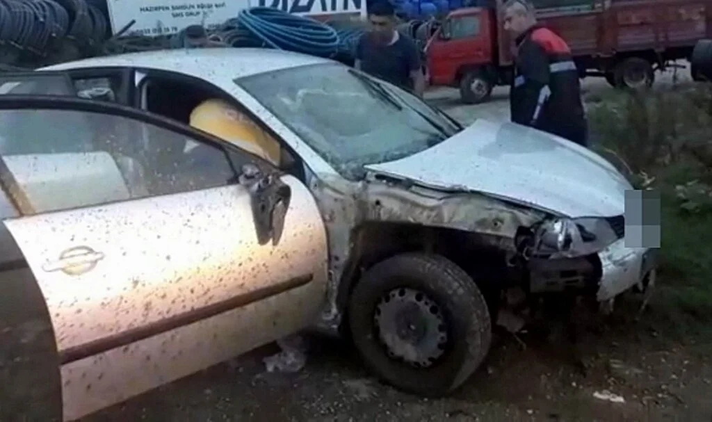 Samsun'da dikkatsizlik  kaza getirdi     