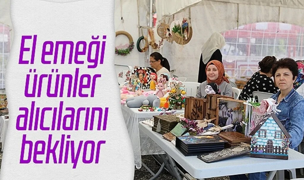 Samsun'da el emeği ürünler alıcılarını bekliyor