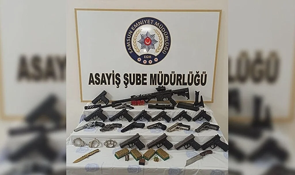 Samsun'da silahçılara baskın 