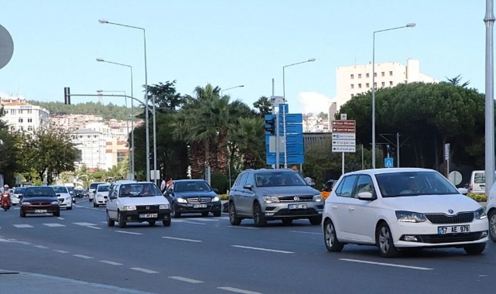Samsun’da trafiğe kayıtlı araç sayısı 410 bin 155 oldu