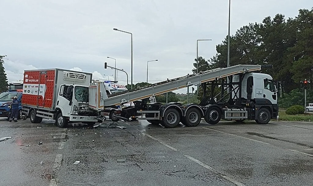 Samsun'da trafik kazası: 1 yaralı
