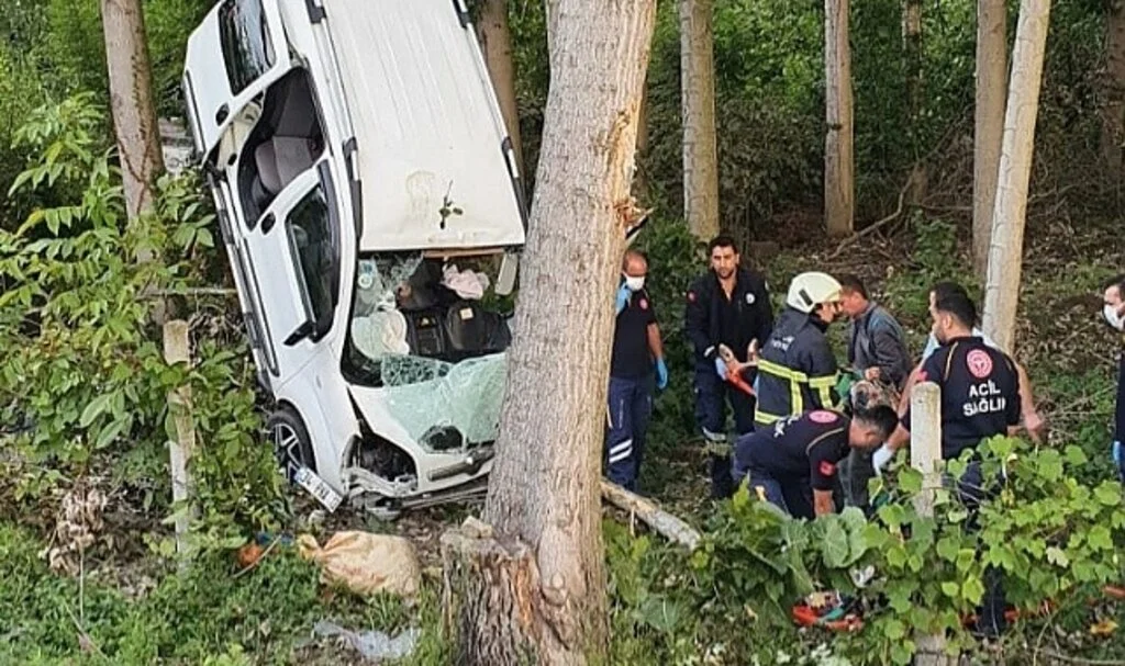 Samsun'da trafik kazası: 4 yaralı