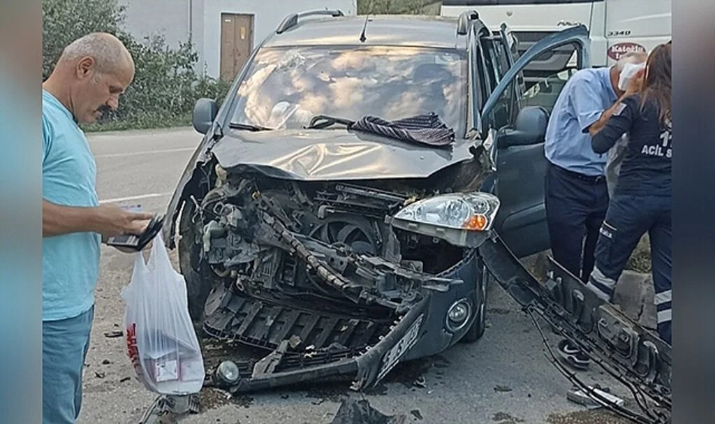 Samsun'da trafik kazası: 4 yaralı