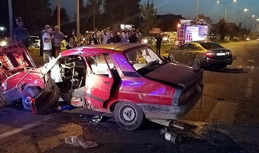 Samsun'da trafik kazası: 8 yaralı