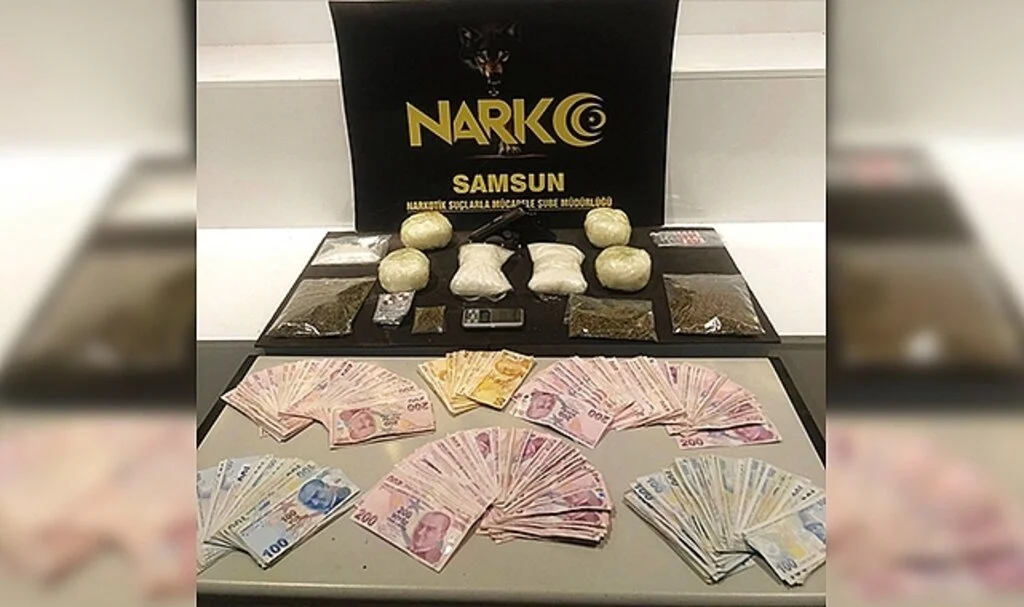 Samsun'da uyuşturucu ticaretinden 2 kişi tutuklandı