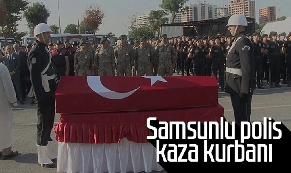 Samsunlu polis kaza kurbanı