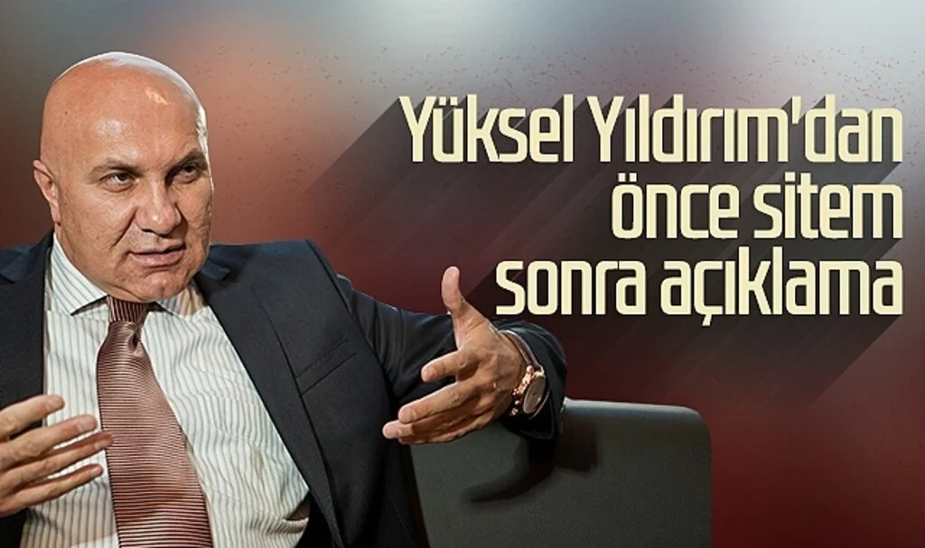 Samsunspor Başkanı Yüksel Yıldırım'dan önce sitem, sonra açıklama