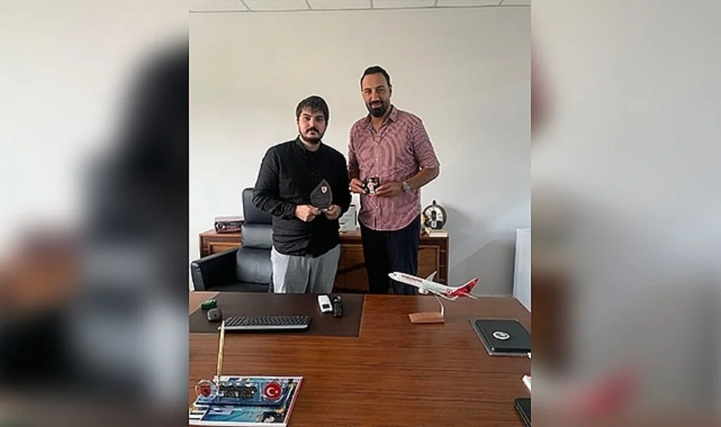  Samsunspor Basketbol Genel Menajeri Emre Ekim'den teşekkür ziyareti