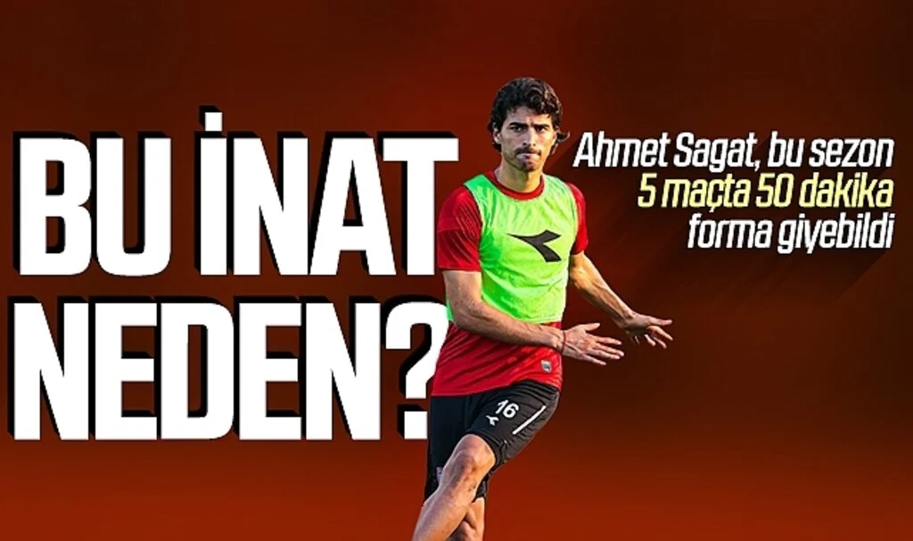 Samsunspor'da Ahmet Sagat, bu sezon 5 maçta 50 dakika forma giyebildi