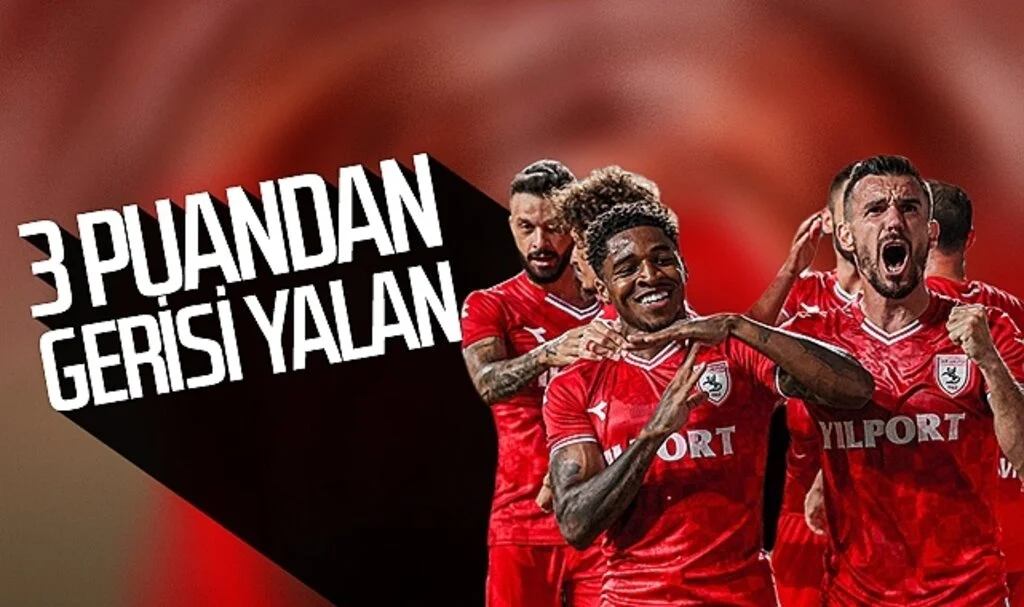 Samsunspor'da hedef 3 puan