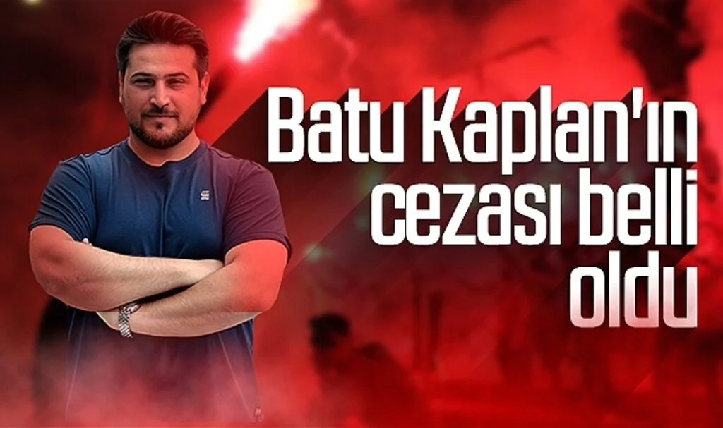 Samsunspor Futbol Gelişim Direktörü ve Başkan Danışmanı Batu Kaplan'ın cezası belli oldu