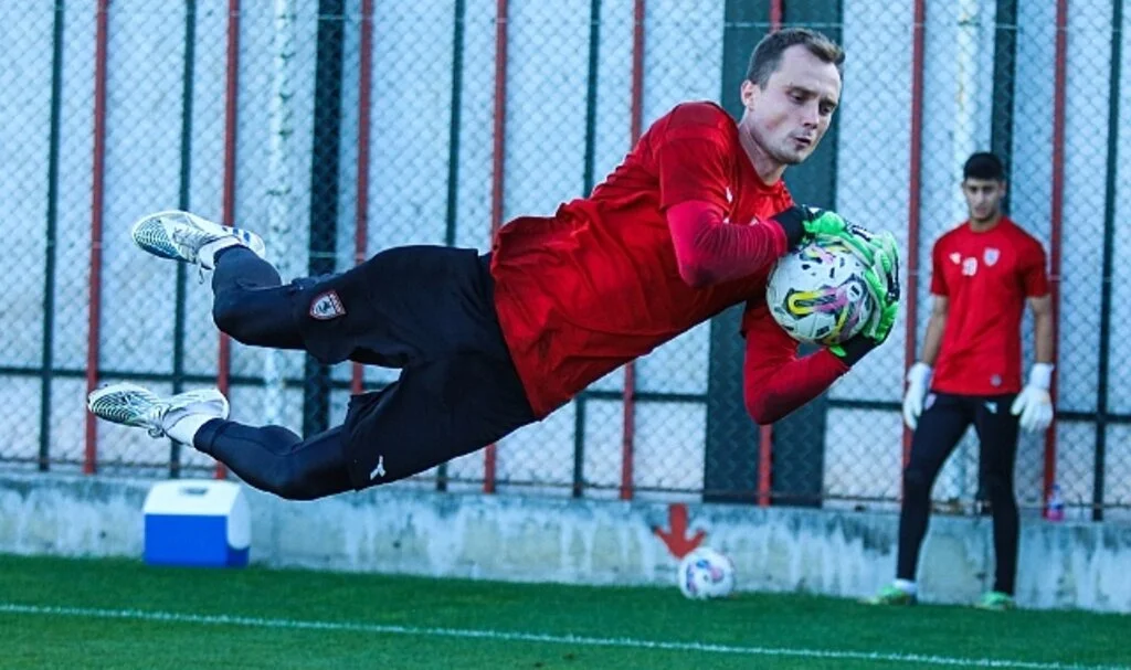 Samsunspor'un kalecisi Szumki sıkı çalışıyor