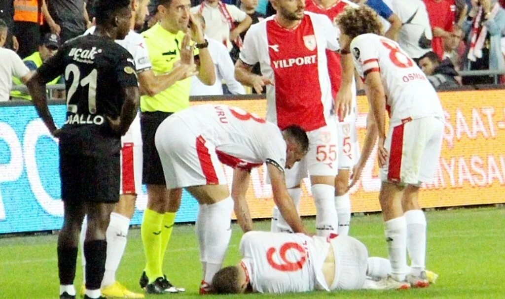 Samsunsporlu Celil'in şanssızlığı