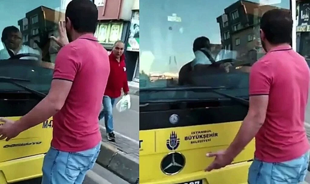 Sancaktepe’de İETT otobüsü krizi: Önünü kesip güç bela bindiler