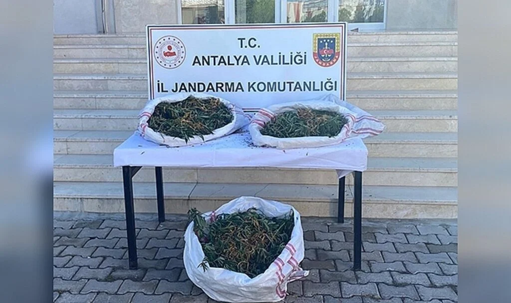 Sazlık alana gizlenen çuvaldan uyuşturucu çıktı