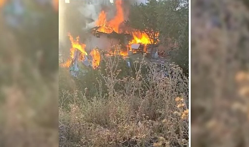 Sincan’da korkutan gecekondu yangını