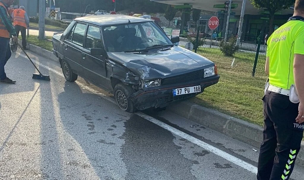 Sinop’ta trafik kazası: 2 yaralı