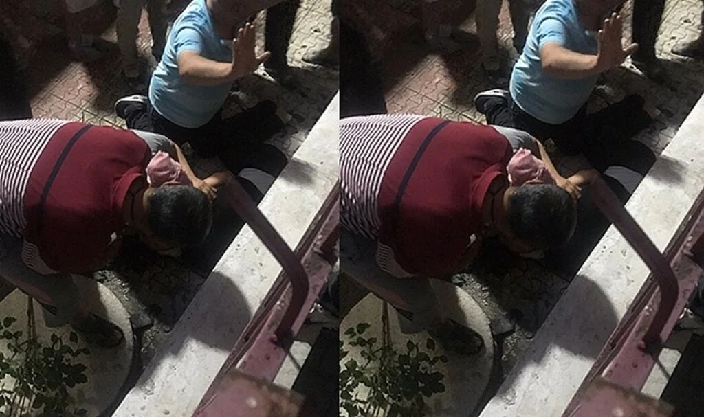 Tartıştığı komşusunu balkondan aşağı attı