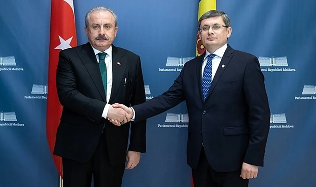 TBMM Başkanı Şentop, Moldova Parlamento Başkanı Grosu ile görüştü