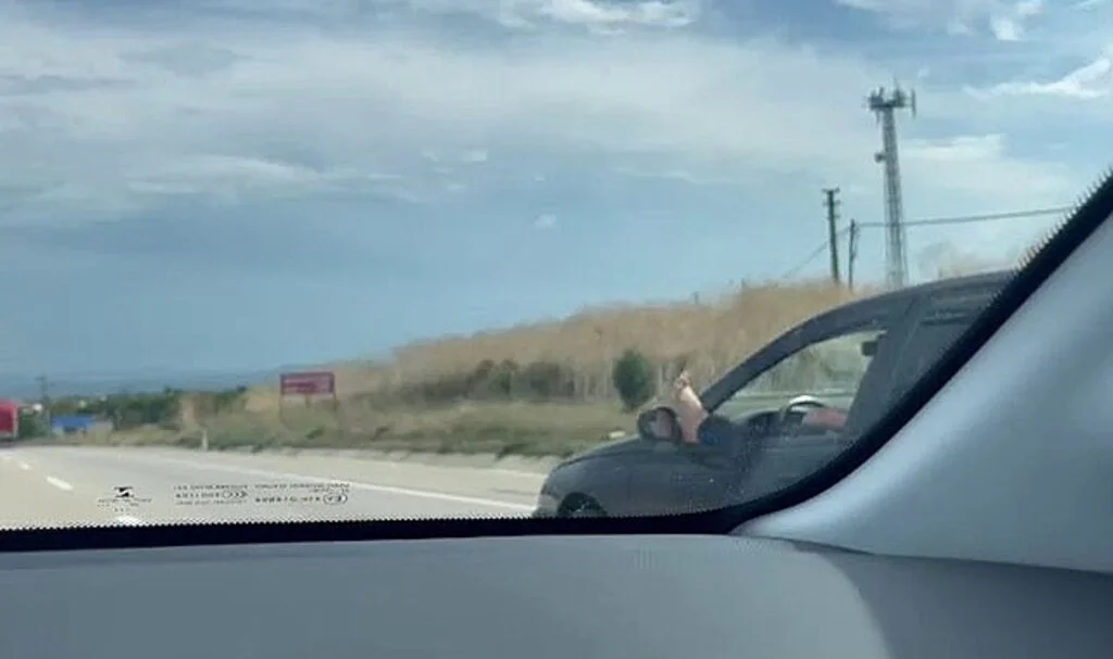 Tehlikeli yolculuk kamerada