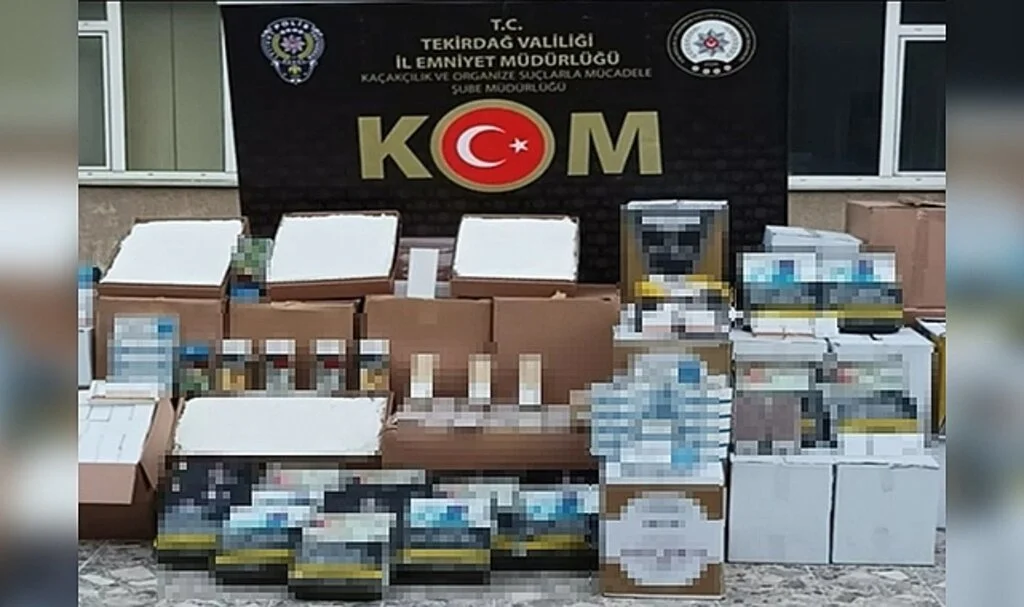 Tekirdağ'da tütüne dev operasyon