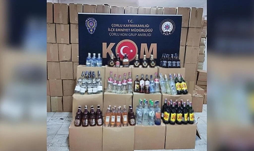 Tekirdağ emniyetinden kaçak içkiye geçit yok