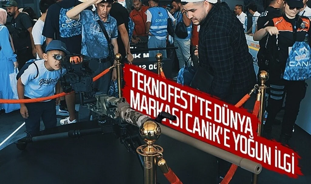 TEKNOFEST'te dünya markası CANiK'e yoğun ilgi