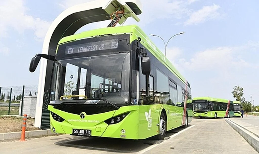 TEKNOFEST’ te Kısa Mesafeli Ring Seferi Yapan Elektrikli otobüsler Şehir İçi Ulaşımda Hizmete Girdi