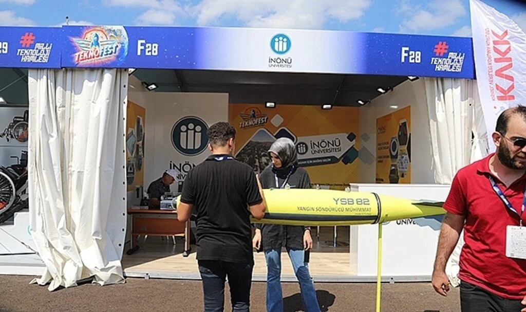 TEKNOFEST ‘te yangın söndürme bombasına ilgi