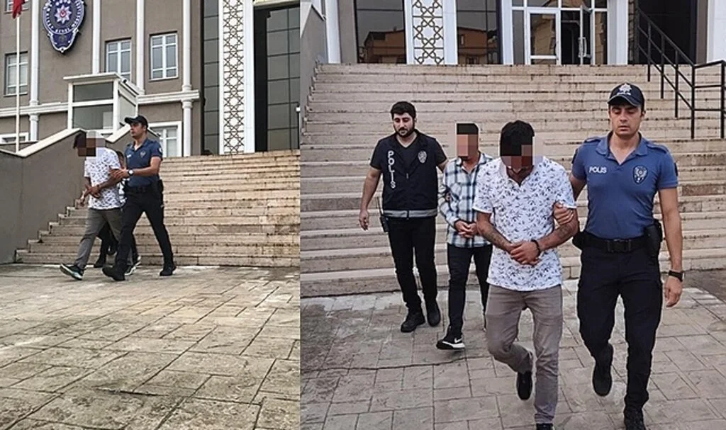 Tırdan mazot çalarken suçüstü yakalandılar