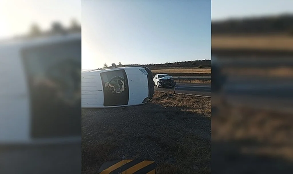 Trafik kazası 4 yaralı