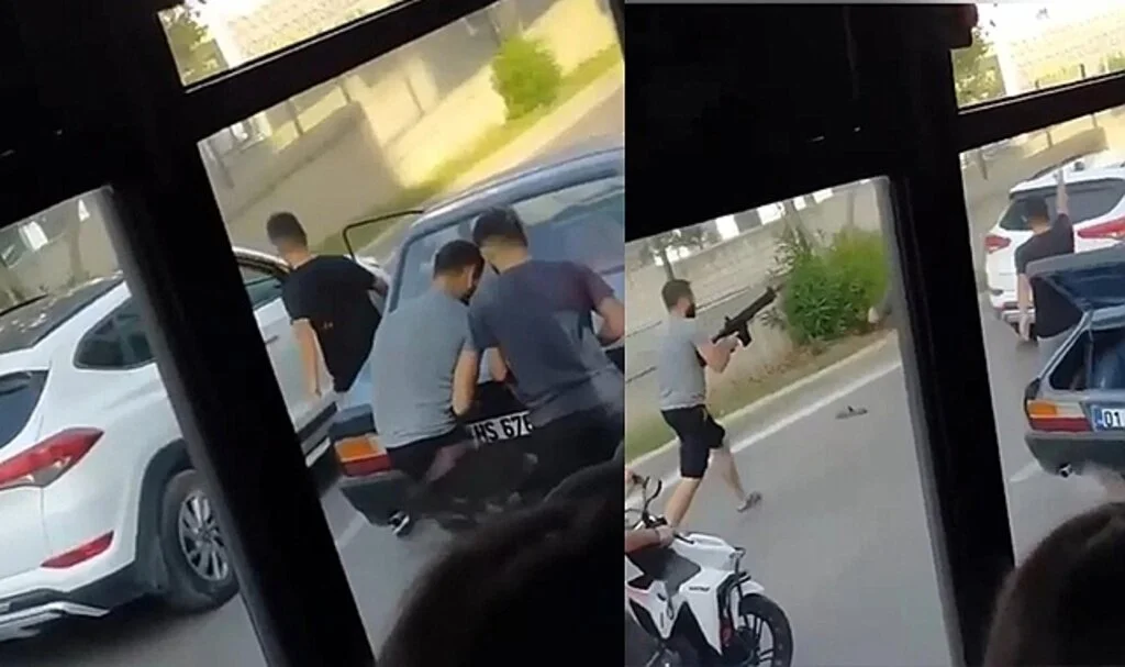 Trafikte tartıştığı sürücüye pompalı tüfekle ateş açtı