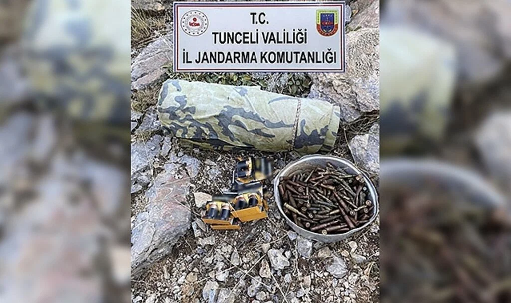 Tunceli’de çok sayıda mühimmat ele geçirildi