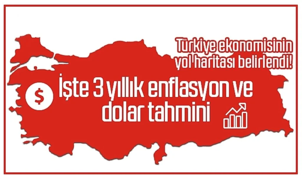 Türkiye ekonomisinin yol haritası belirlendi! İşte 3 yıllık enflasyon ve dolar tahmini