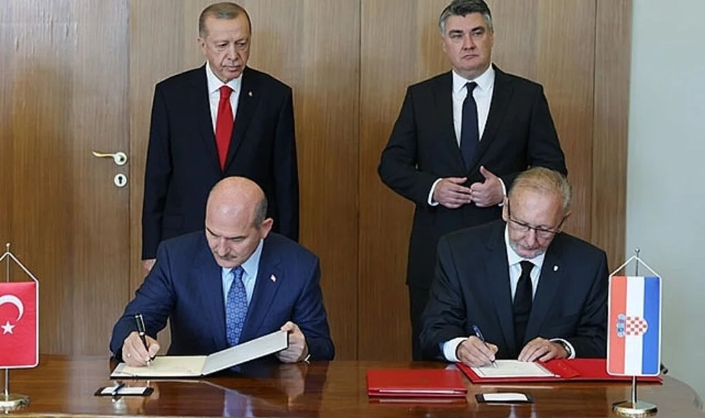 Türkiye ile Hırvatistan arasında 3 anlaşma imzalandı